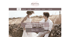 Desktop Screenshot of kristinabrud-fest.se